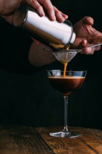 Espresso martini cocktail