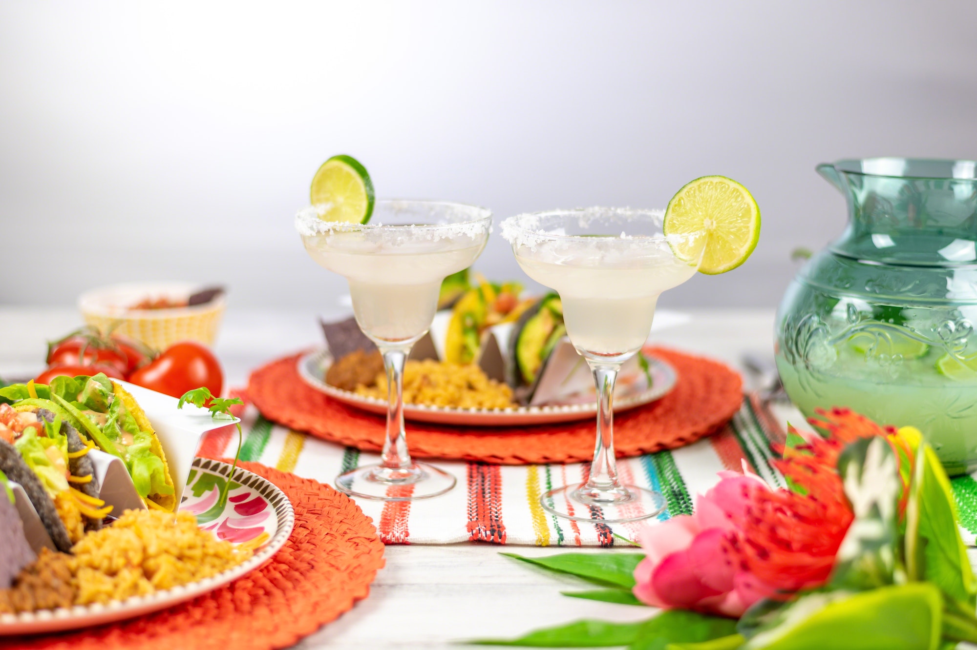 Margaritas and tacos for Cinco de Mayo celebration