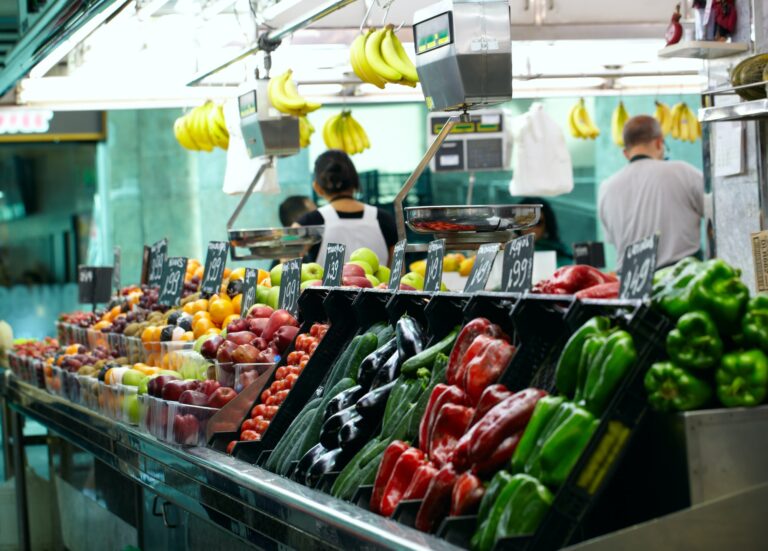 Fruits market La Boqueria in Barcelona