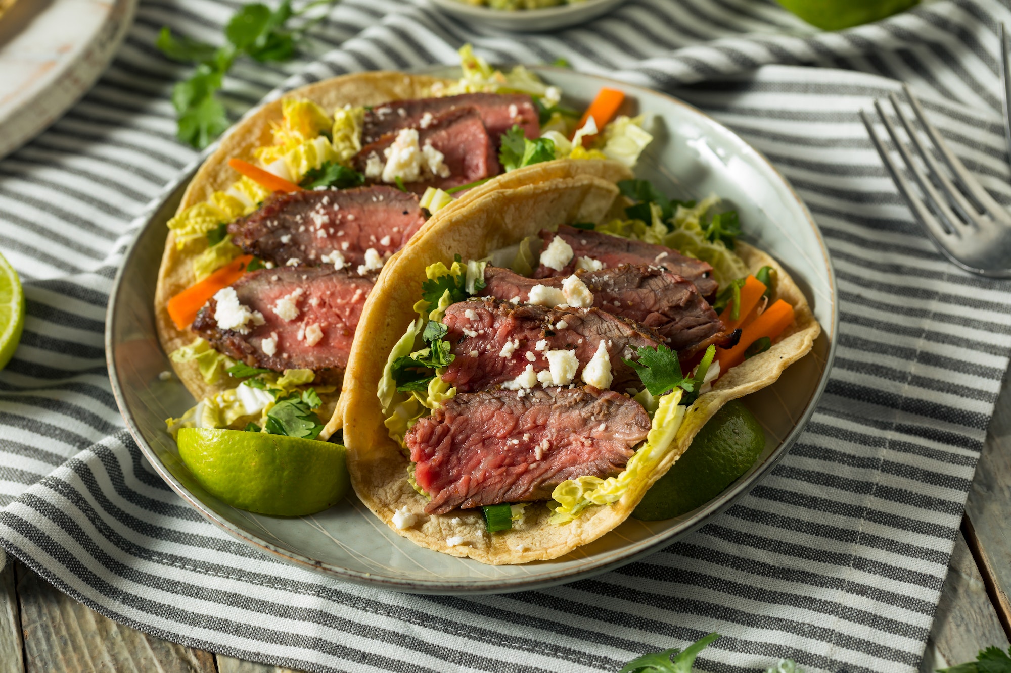 Homemade Korean Steak Tacos