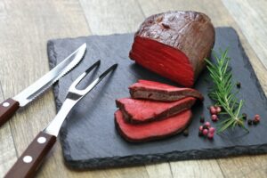 venison steak, sous vide cooking